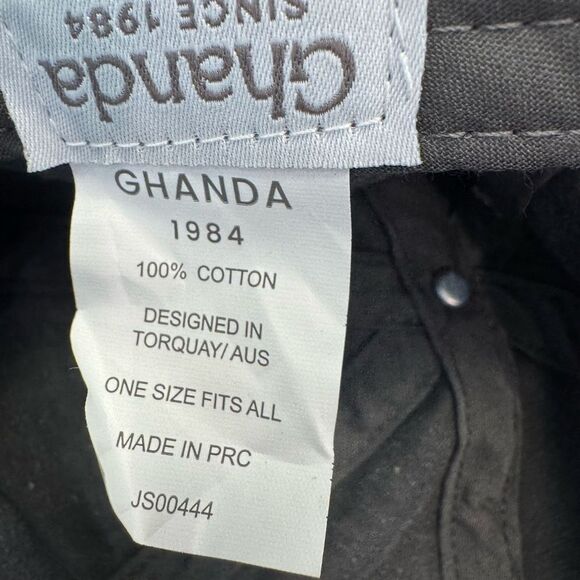 Ghanda Charcoal Denim Cap - Picture 6 of 6